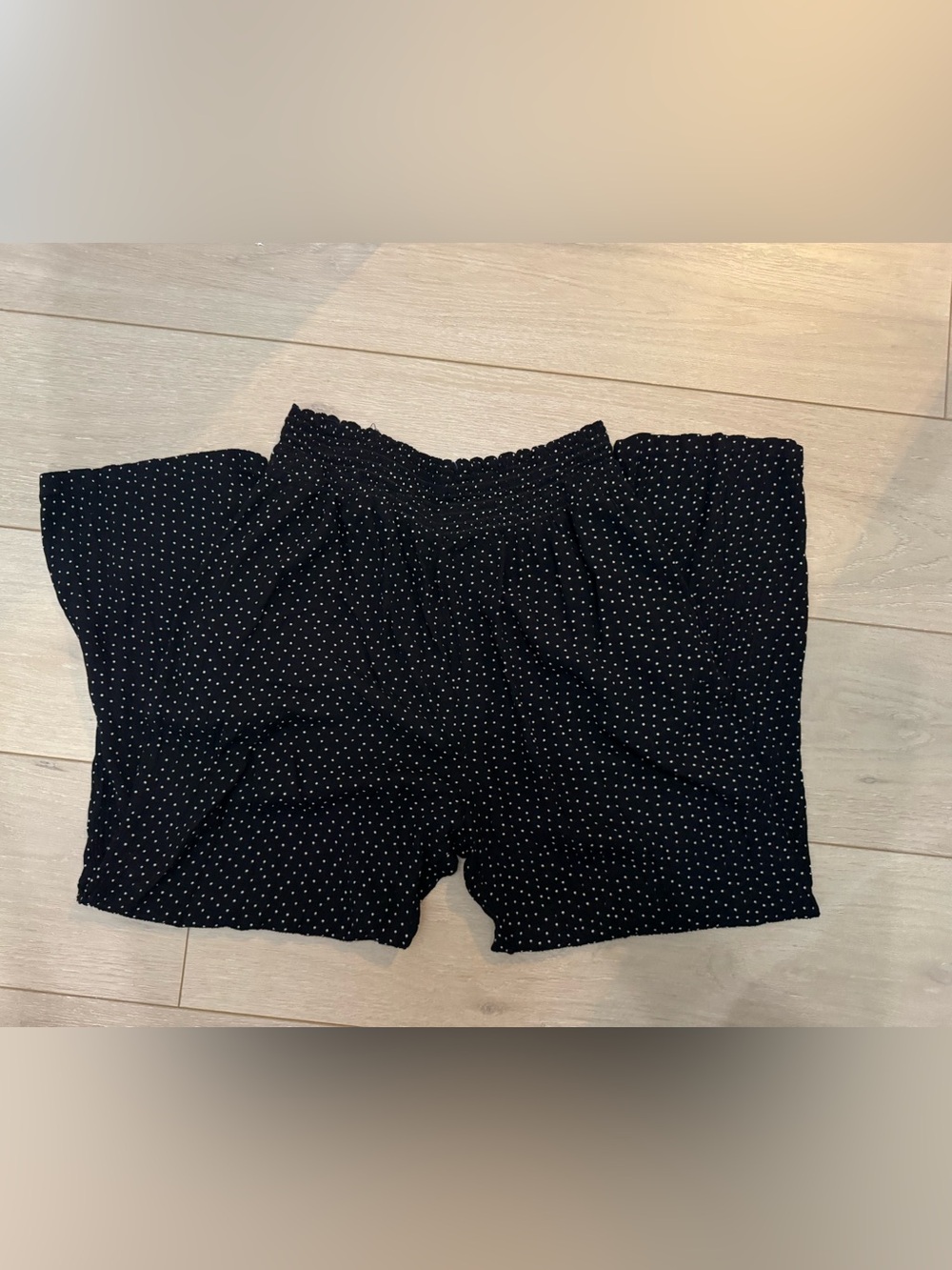Vintage Carole Little Black with White Polka Dot Whimsical Pants-Women’s 14